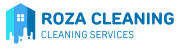 Blue Minimalist Cleaning Services Logo